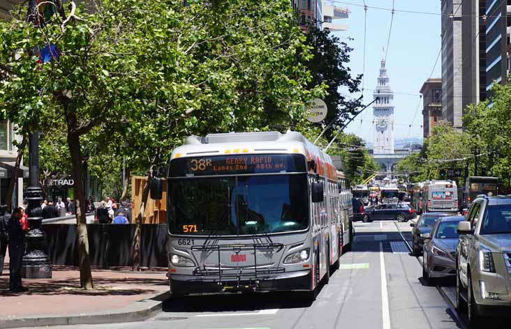 MUNI New Flyer XDE60 6621